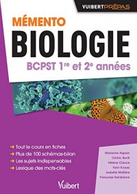 Memento de Biologie BCPST 1re et 2e années - Notions-clés - Schémas de synthèse