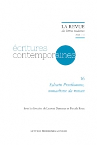 La Revue des lettres modernes: Sylvain Prudhomme, nomadisme du roman (2023) (2023 - 11)