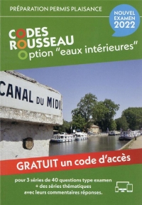 Codes Rousseau - Code Permis Plaisance Option Eaux Intérieures