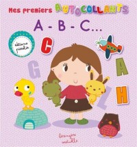 Mes premiers autocollants A - B - C.