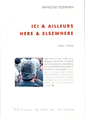 Ici et ailleurs: Here and elsewhere (Poesie)