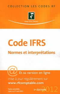 Code IFRS 2012 - Normes et interprétations