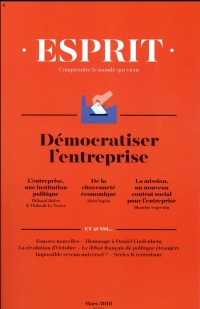 Esprit Mars 2018 - la Democratie d'Entreprise