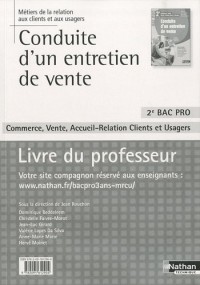 Conduite d'un entretien de vente