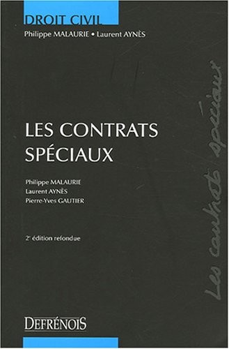 Les contrats spéciaux