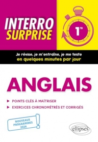Anglais Interro Surprise 1re: Nouvelle édition conforme aux programmes 2026
