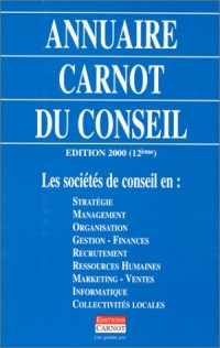 Annuaire Carnot conseil, édition 2000