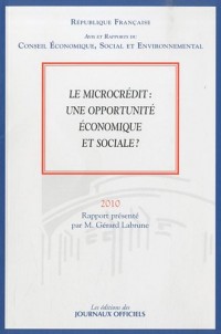 Le microcrédit : une opportunité économique et sociale ? (n.008 - 2010)