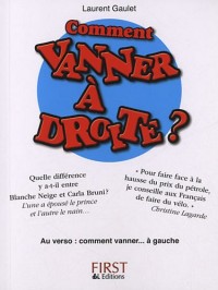 Comment vanner à droite, comment vanner à gauche