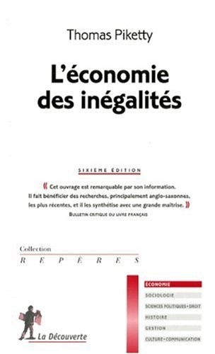 ECONOMIE DES INEGALITES 6ED