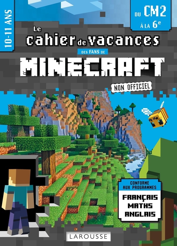 Fans de Minecraft &co - Cahier de vacances du CM2 à la 6e