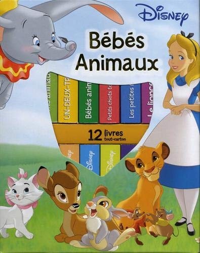 Ma première bibliothèque bébés animaux de Disney : Avec 12 livres tout-carton
