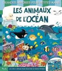 Les animaux de l'océan : Un livre à déplier pour découvrir un grand paysage