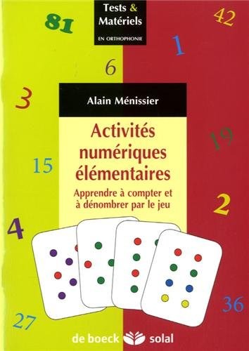 Actvites numériques elementaires