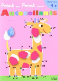 Point par point autocollants : la girafe - Dès 4 ans