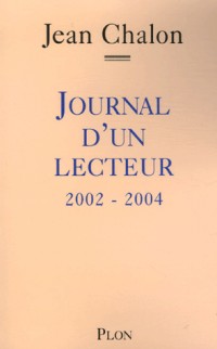 Journal d'un lecteur : 2002-2004