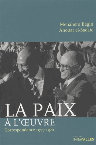 La paix à l'oeuvre, correspondance personnelle
