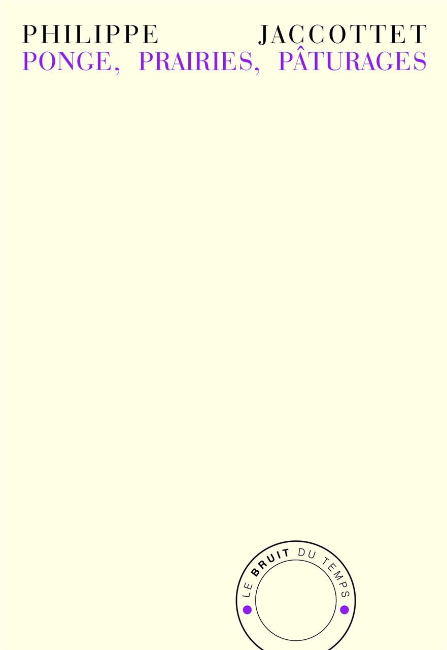 Ponge, prairies, pâturages