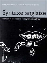 Syntaxe anglaise : Examens et concours de l'enseignement supérieur