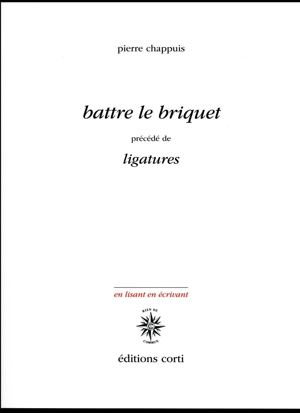BATTRE LE BRIQUET