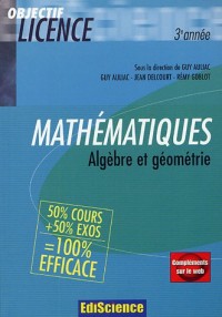 Mathématiques : Algèbre et géométrie 50% cours + 50% exos