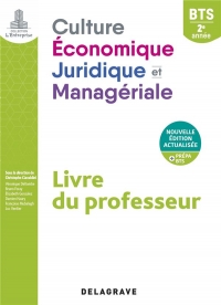Culture économique, juridique et managériale (CEJM) 2e année BTS (2021) - Pochette - Livre du professeur (2021)