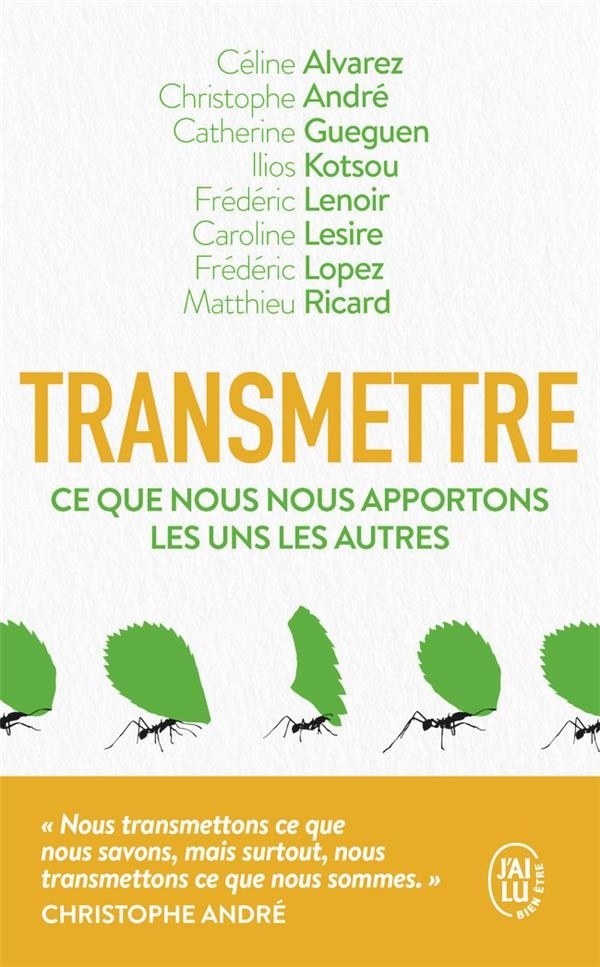 Transmettre : Ce que nous nous apportons les uns les autres