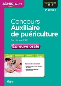 Concours Auxiliaire de puériculture - Entrée en IFAP - Épreuve orale - Concours 2015