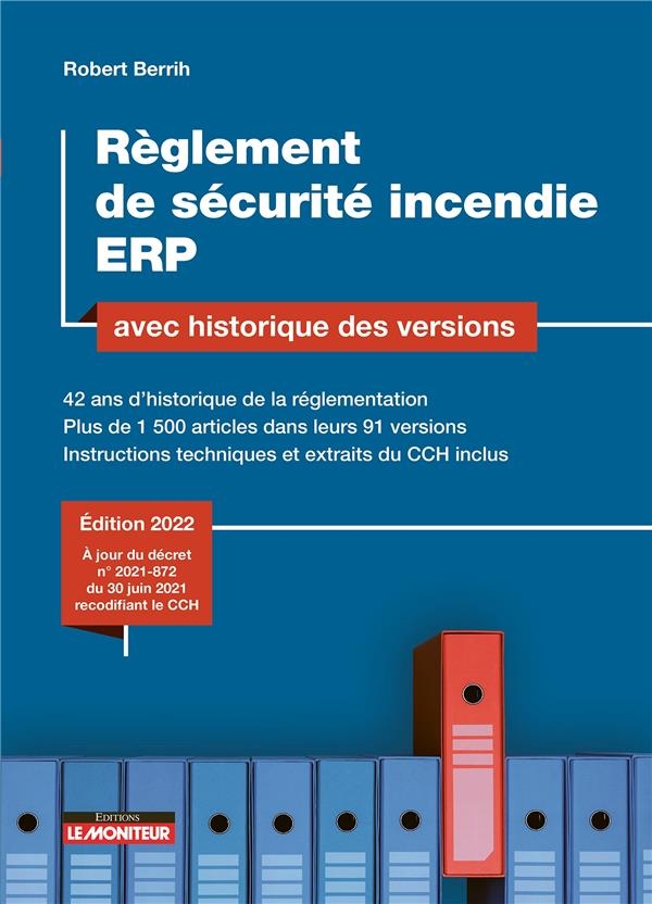 Règlement de sécurité incendie ERP avec historique des versions