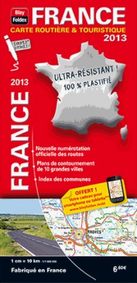 France : 1/1 000 000, 100% plastifié