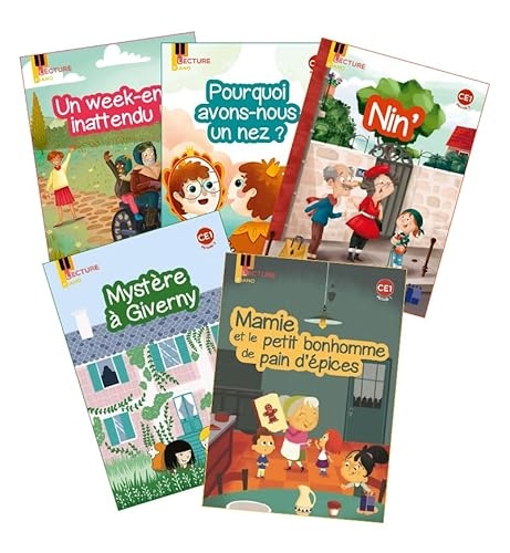 Lecture Piano CE1 - 5 albums de premières lectures - (1 pack de 5): Série 1