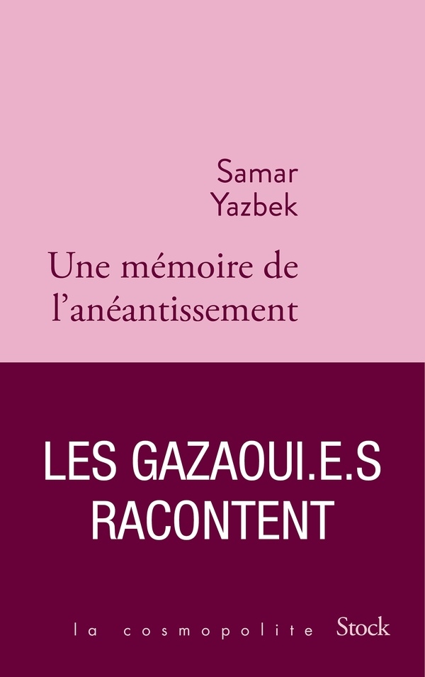 Une mémoire de l'anéantissement