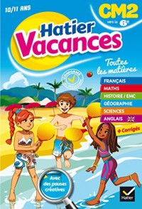 Cahier de vacances du CM2 vers la 6ème