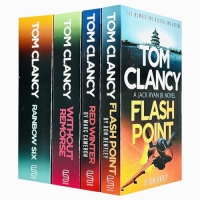 Tom Clancy Series 4 Books Collection Set By Don Bentley, Marc Cameron & Tom Clancy (Flash Point, Red Winter, Without Remorse, Rainbow Six)