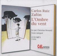 L'ombre du vent MP3 2 CD