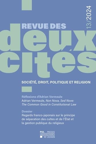 Revue des deux cités 13/2024: Société, droit, politique et religion