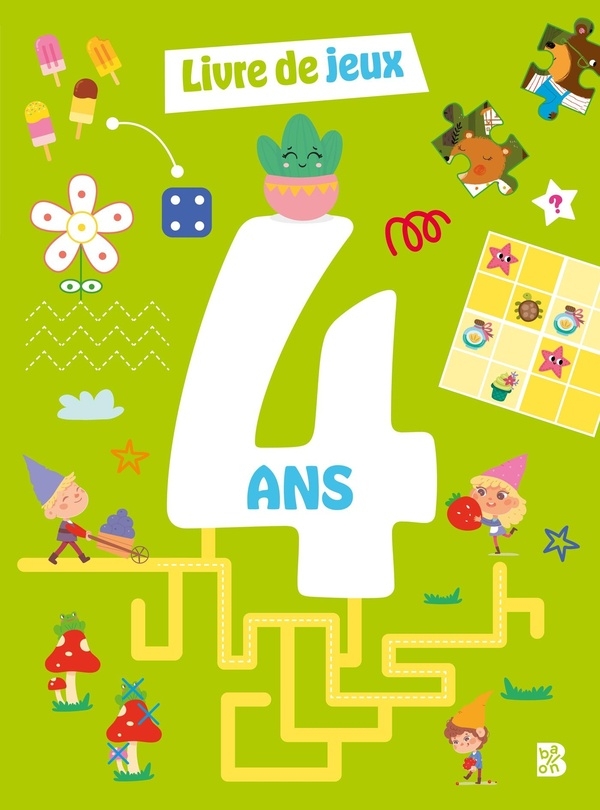 Mon livre de jeux 4 ans