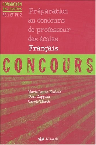 Préparation au concours de professeur des écoles : Français