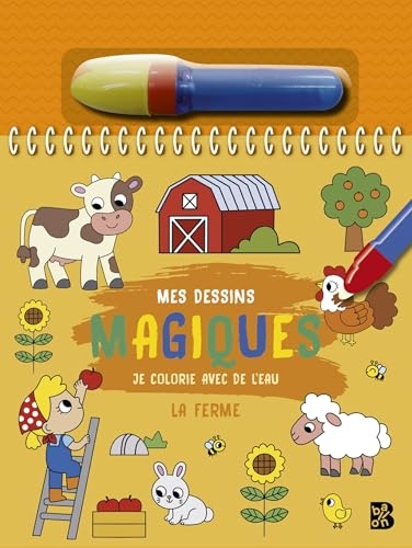 Je colorie avec de l'eau - La ferme