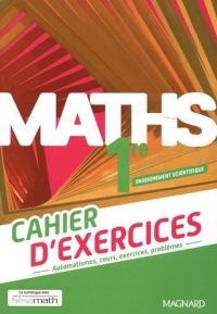 Maths 1re Enseignement scientifique (2022) - Cahier d'exercices