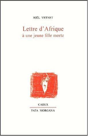 Lettre d'afrique a une jeune fille morte