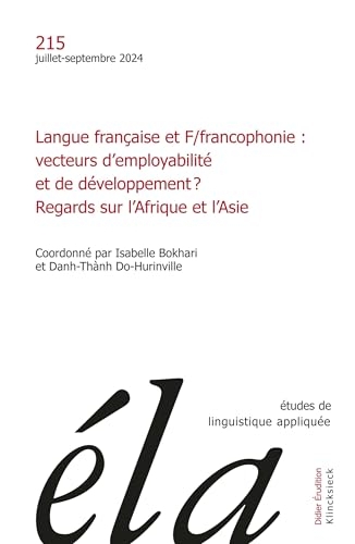 Etudes de linguistique appliquée - n°4-2024: L’analyse des discours sur le développement et la transition durables