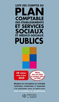 Liste des comptes du plan comptable des établissements et services sociaux et médico-sociaux publics