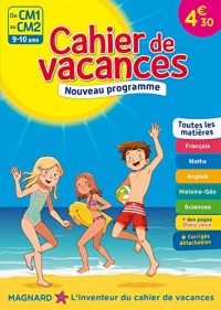 Cahier de vacances - Du CM1 au CM2 - 9-10 ans