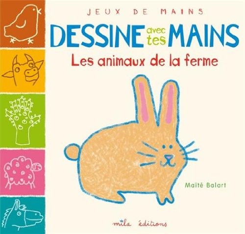Dessine avec tes mains les animaux de la ferme