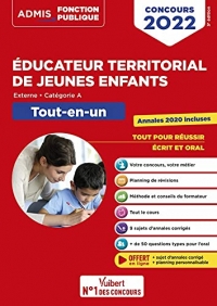 Concours Éducateur territorial de jeunes enfants - Tout-en-un - Catégorie A: Concours 2022 (2021)