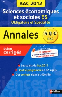 ANNALES BAC 2012 SC ECO SOC ES