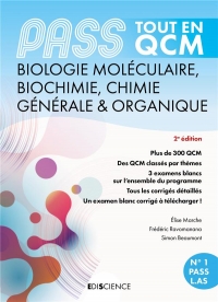 PASS Tout en QCM Biochimie, Biologie moléculaire, Chimie organique - 4e éd.: PASS et L.AS