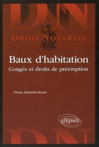 Baux d'Habitation Congés et Droits de Préemption