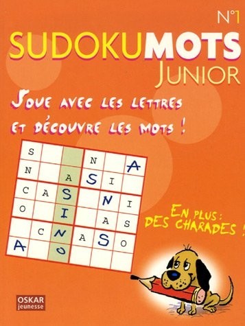 Sudokumots junior N° 1 : Joue avec les lettres et découvre les mots !